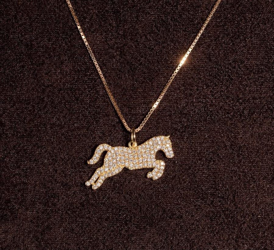 Pingente Cavalo En Saut
